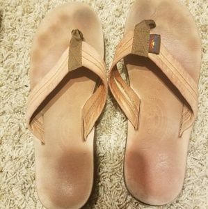 Pink thick strap Rainbows